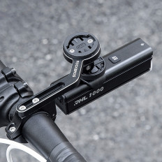 Predné bicykelové svetlo 1000 lm s káblom USB-C - USB-A - čierna