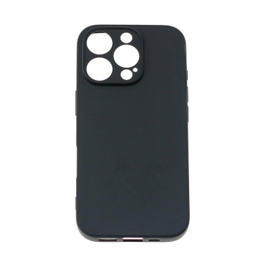 Cubierta de caja para iPhone 16 Pro Soft Case - Negro
