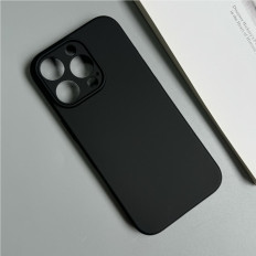 Cubierta de caja para iPhone 16 Pro Soft Case - Negro