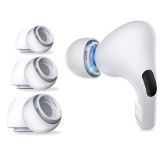 AIRPODS PRO 1/2 Hovedtelefonoverlejringer i S / L / L Ear Tips Hvid - 6 stk.