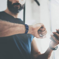 Garmin Fenix Strap 3 / 5x / 3HR / 5X Plus / 6x / 6x Pro / 7x iconband - azul marinho