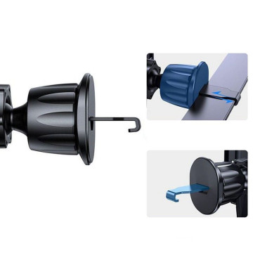 Nositelj automobila za kockasti telefon s magsafe n51 - crno