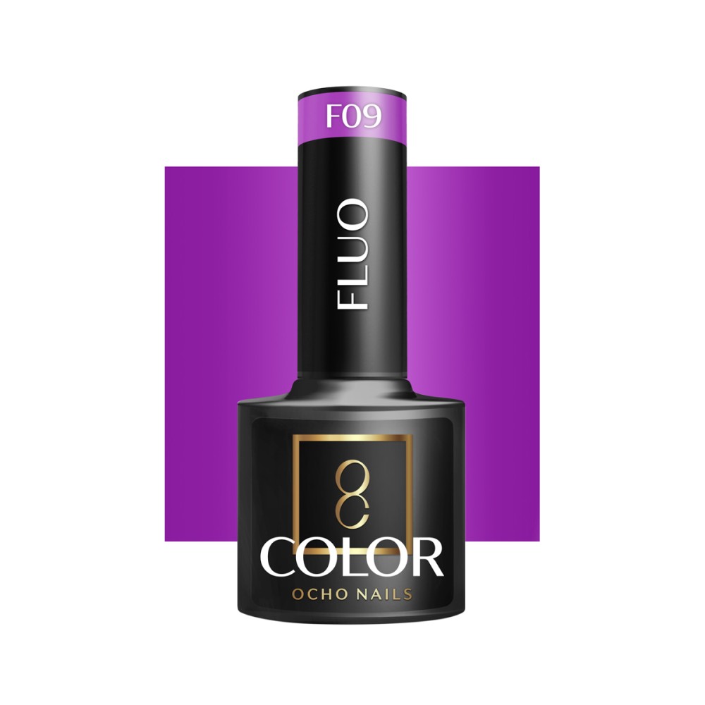 Vernis à Ongles Hybride Fluo OCHO NAILS F09 - 5 g — vue de face