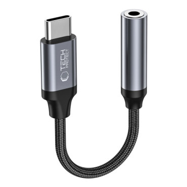 Προσαρμογέας μετάβασης USB-C - Μίνι υποδοχή 3.5mm - μαύρο