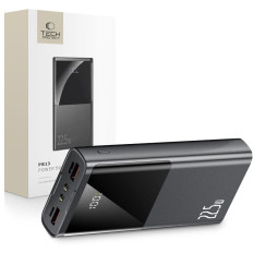 PowerBank PB13 20000MAH USB-A USB-C iPhone-salama USB-C-kaapelilla - USB-A 22.5W - harmaa