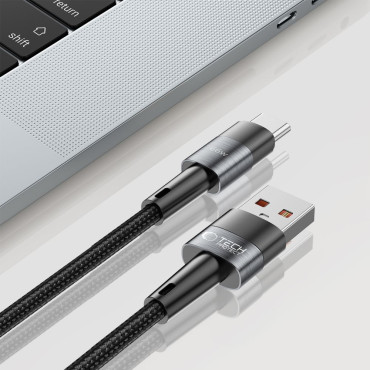Kabel USB-C-kabel - USB-C 66W 6A 2M - Grå