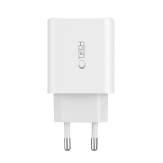 2x USB-C PD / USB-A tīkla iekrāvējs QC 30W - balts