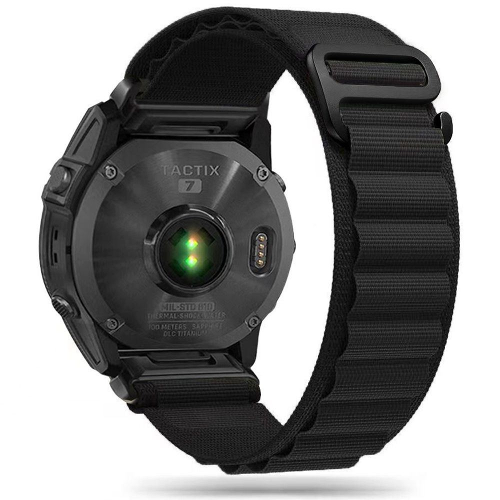 Katso hihna Garmin Fenix 3 / 5x / 3hr / 5x Plus / 6x / 6x Pro / 7x Nylon Pro - musta