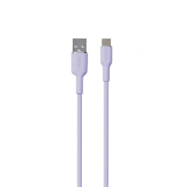 Καλώδιο USB-ένα καλώδιο - USB-C 1.5m - μοβ