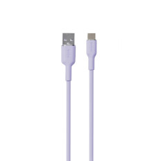 Cabo USB-A Cable - USB-C 1.5m - roxo
