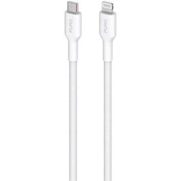 Καλώδιο καλωδίου από το MFI USB-C - Iphone Lightning 1.2m - λευκό