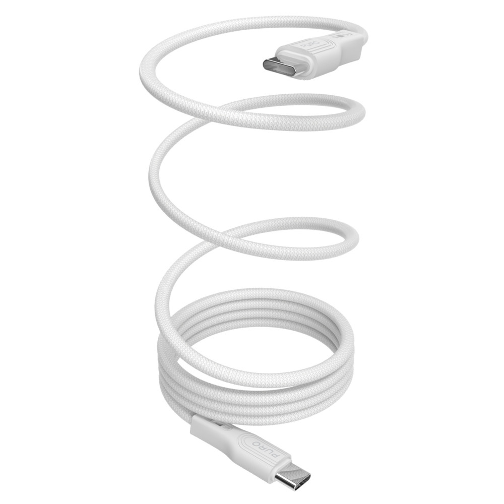 Magneettinen kaapeli USB-C 60W USB 1M Magneettinen kaapeli - valkoinen