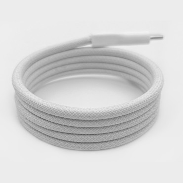 Magnetisk kabel USB-C 60W USB 1M magnetisk kabel - vit