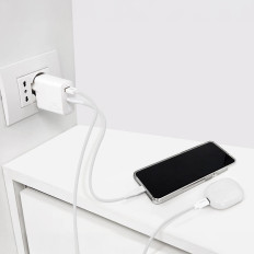 USB-A USB-C PD 25W - Caricabatterie White Network