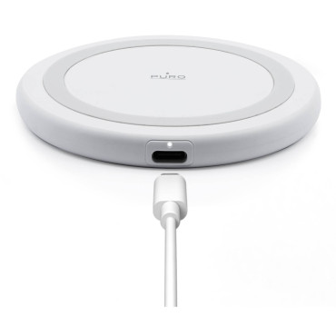 Bezdrôtová nabíjačka pre Android iPhone 15W - White Smartphones