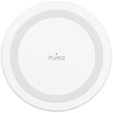 Chargeur sans fil pour Android iPhone 15W - Smartphones blancs