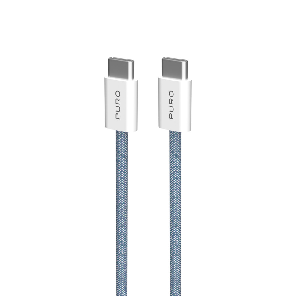 Kábel USB-C 60W kábel 1.5m - modrá