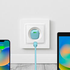 USB-C GAN 20W - Carregador de rede verde