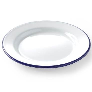Assiette plate émaillée...
