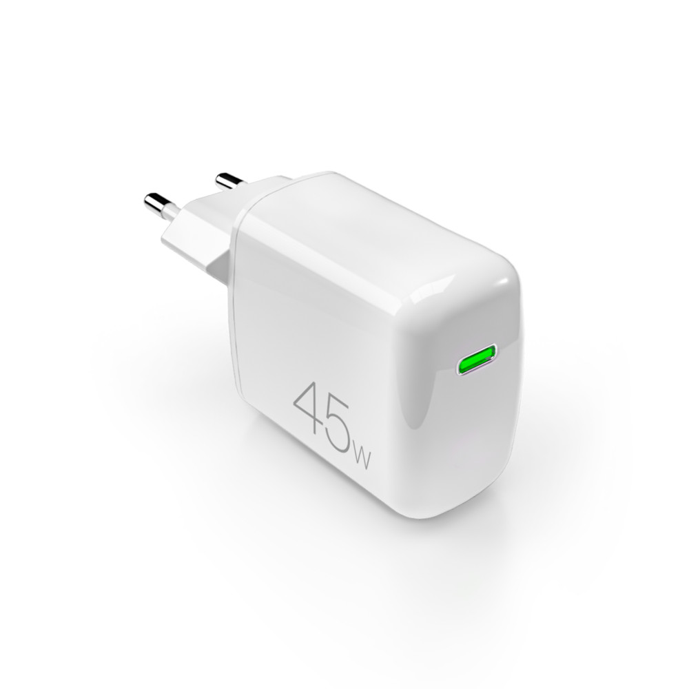 USB-C PD GAN 45W - White Network Ladegerät