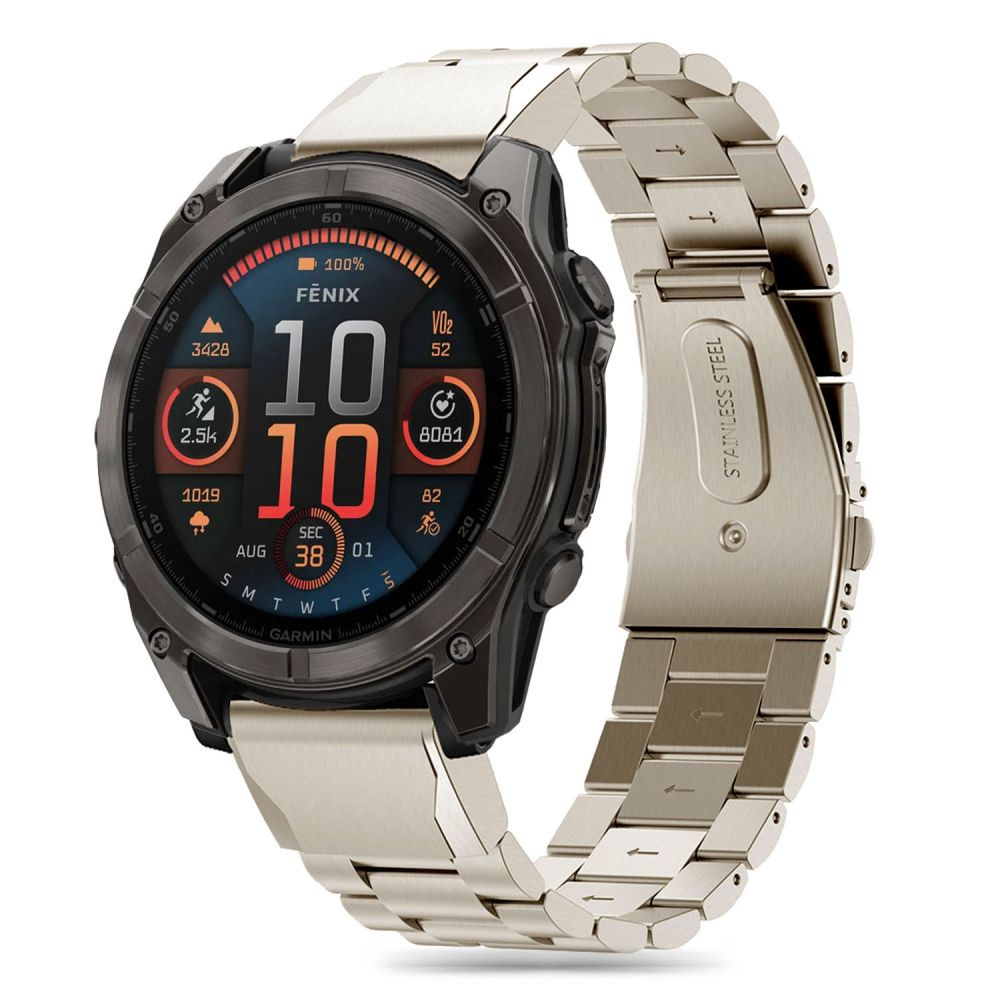 Garmin Fenix 5/6 / 6 PRO / 7/8 / E - Braccialetto per orologio in titanio