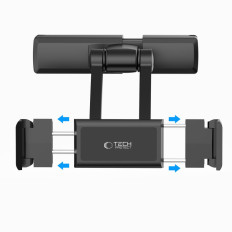 Suporte de carro para tablet de smartphone no encosto de cabeça v2 - preto