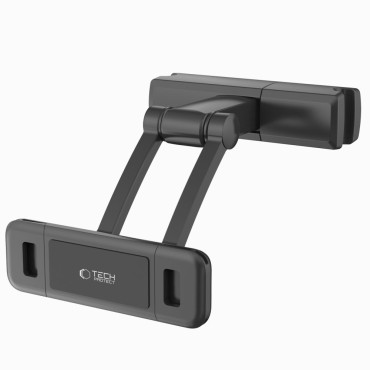 Suporte de carro para tablet de smartphone no encosto de cabeça v2 - preto