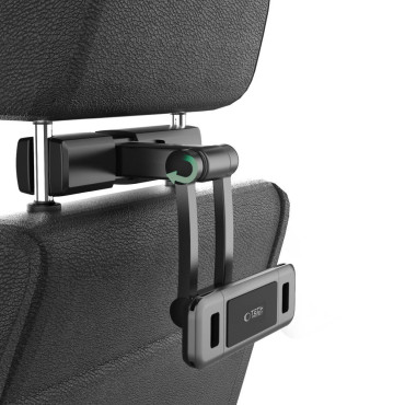 Bilhållare för smartphone tablett på nackstöd v2 - svart