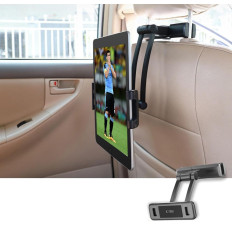 Držalo za avtomobile za tableto pametnih telefonov na glavi V2 - črna