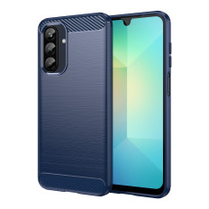 Θήκη σιλικόνης για το Samsung Galaxy A26 Carbon Case - μπλε