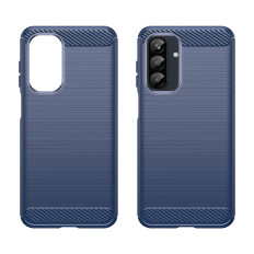 Θήκη σιλικόνης για το Samsung Galaxy A26 Carbon Case - μπλε
