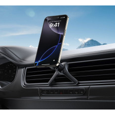 Checkered Car Holder za pametni telefon z Magsafe N53 obroči - Črna