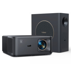 Fullhd 1080p LCD multimediju projektori ar JBL skaļruņiem un WiFi BT K2S Pro Subwoofer - Black