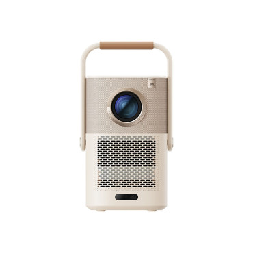 Multimedia Projektor Wireless FullHD 1080P LCD med JBL WiFi BT T2 Plus-högtalare - Beige