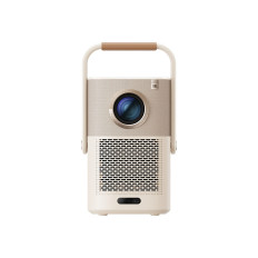 Multimedia Projektor Wireless FullHD 1080P LCD med JBL WiFi BT T2 Plus-högtalare - Beige