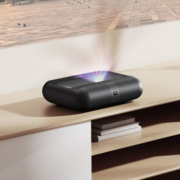 Multimedia projektor RGB FULLHD 1080P med JBL WiFi BT K300S högtalare - Svart