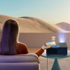 Fullhd 1080p LCD multimeedia projektor JBL kõlarid ja WiFi BT K2S Pro Subwoofer - must