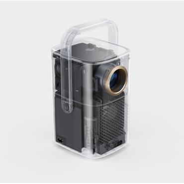 Projetor multimídia FullHD 1080p LCD com JBL Wifi BT T2 Plus - Bege