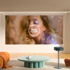 FullHD 1080P LCD Multimedia-Projektor mit JBL-Lautsprecher und Wifi BT K2S PRO Subwoofer - Schwarz