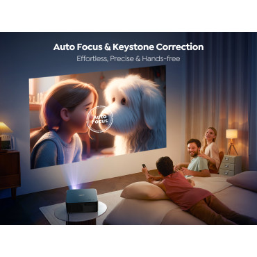 Fullhd 1080p LCD multimediju projektori ar JBL WIFI BT K2S skaļruņiem - melns
