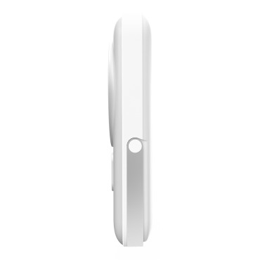 PowerBank bezvadu 10000mAh USB-C MagSafe ar stendu - balta