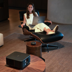 FullHD 1080P LCD proyector multimedia con JBL WiFi BT K3 altavoces - Negro