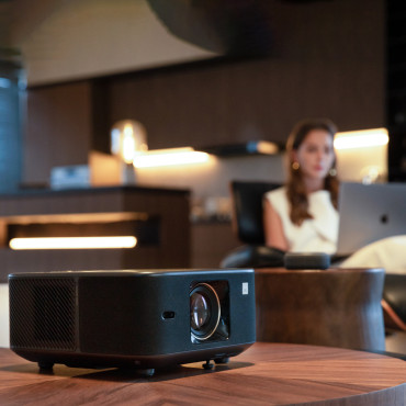 FullHD 1080P LCD Multimedia Projektor med JBL WiFi BT K3 högtalare - Svart
