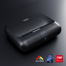 Multimédia projektor RGB Fullhd 1080p a JBL WiFi BT K300S hangszórókkal - fekete