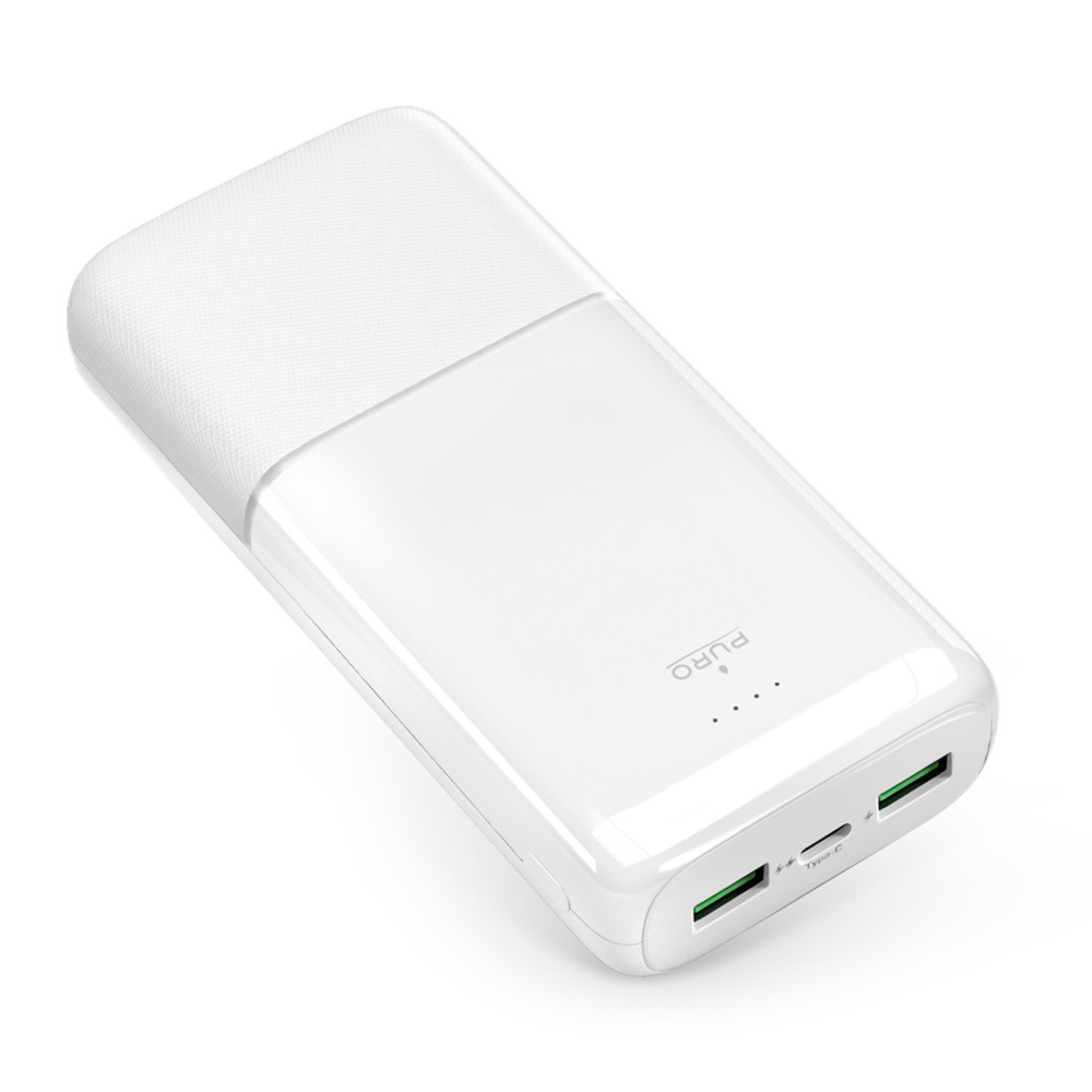 Powerbank 20000mAh USB-A USB-C PD AFC 22,5W - Bianco