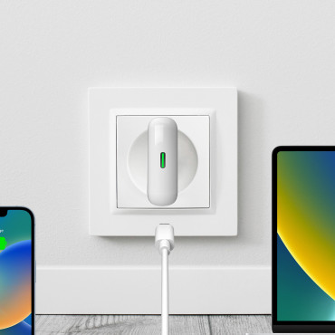 USB-C 30W - White Network Charger - Vit