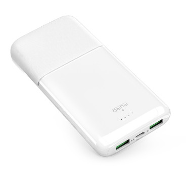 Powerbank 10000mah USBA USB-C 22,5W - λευκό
