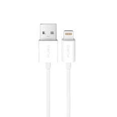 Kabel USB-A-kabel - iPhone Lightning TPE 12W 2M - Vit