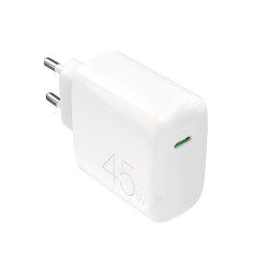 Ładowarka sieciowa kompaktowa USB-C 45W - biała
