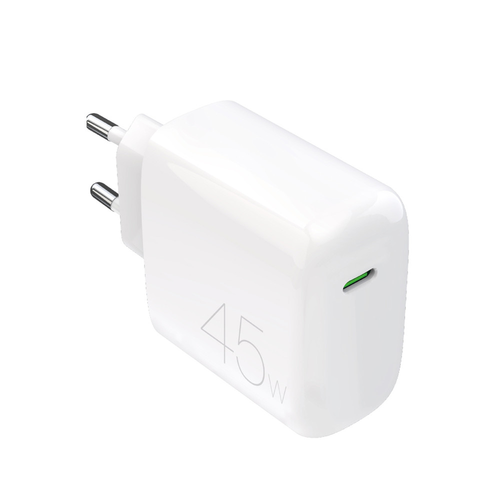 USB-C 45W - carregador de rede branca - branco